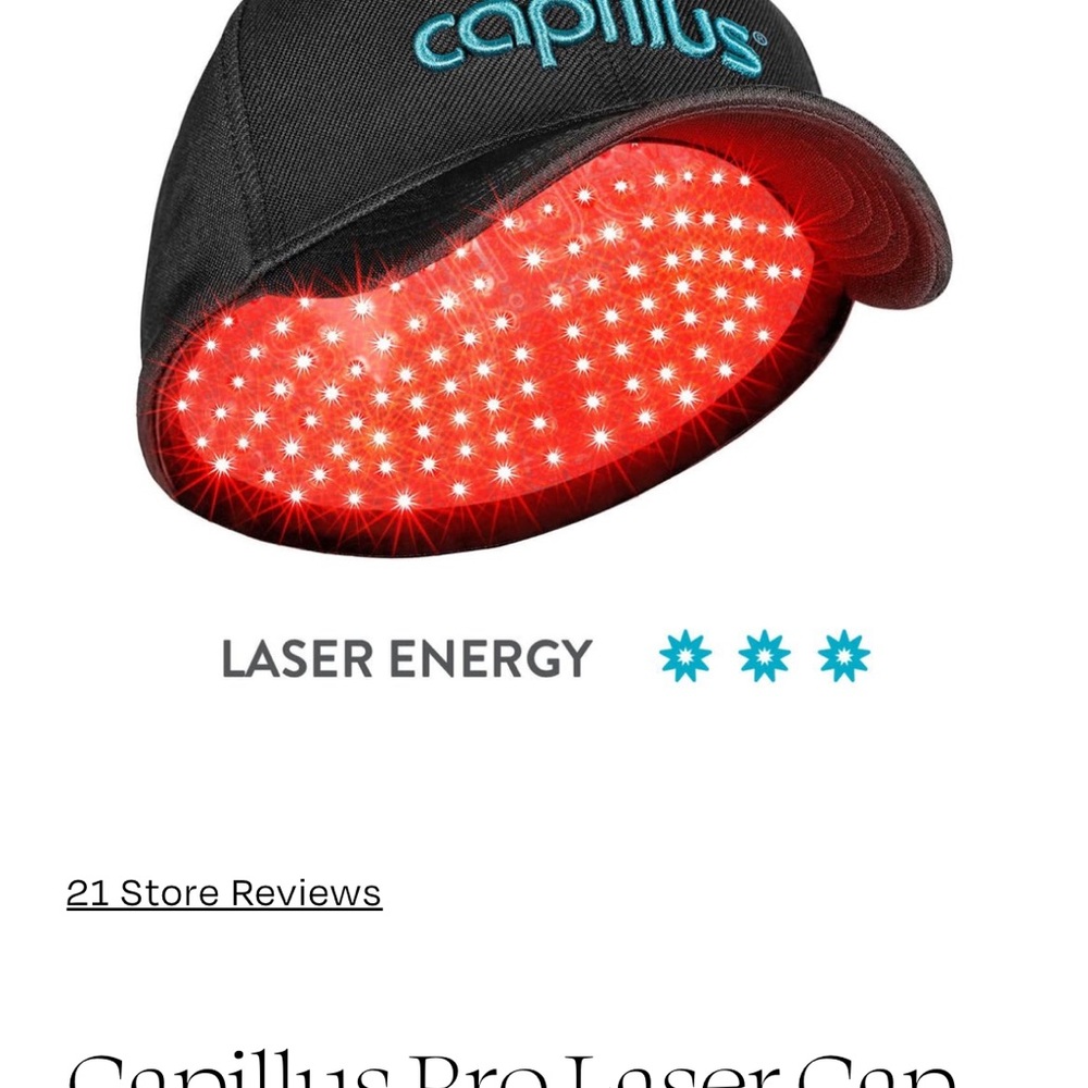 SOLD Capillus Pro Laser Cap with Red Light Therapy